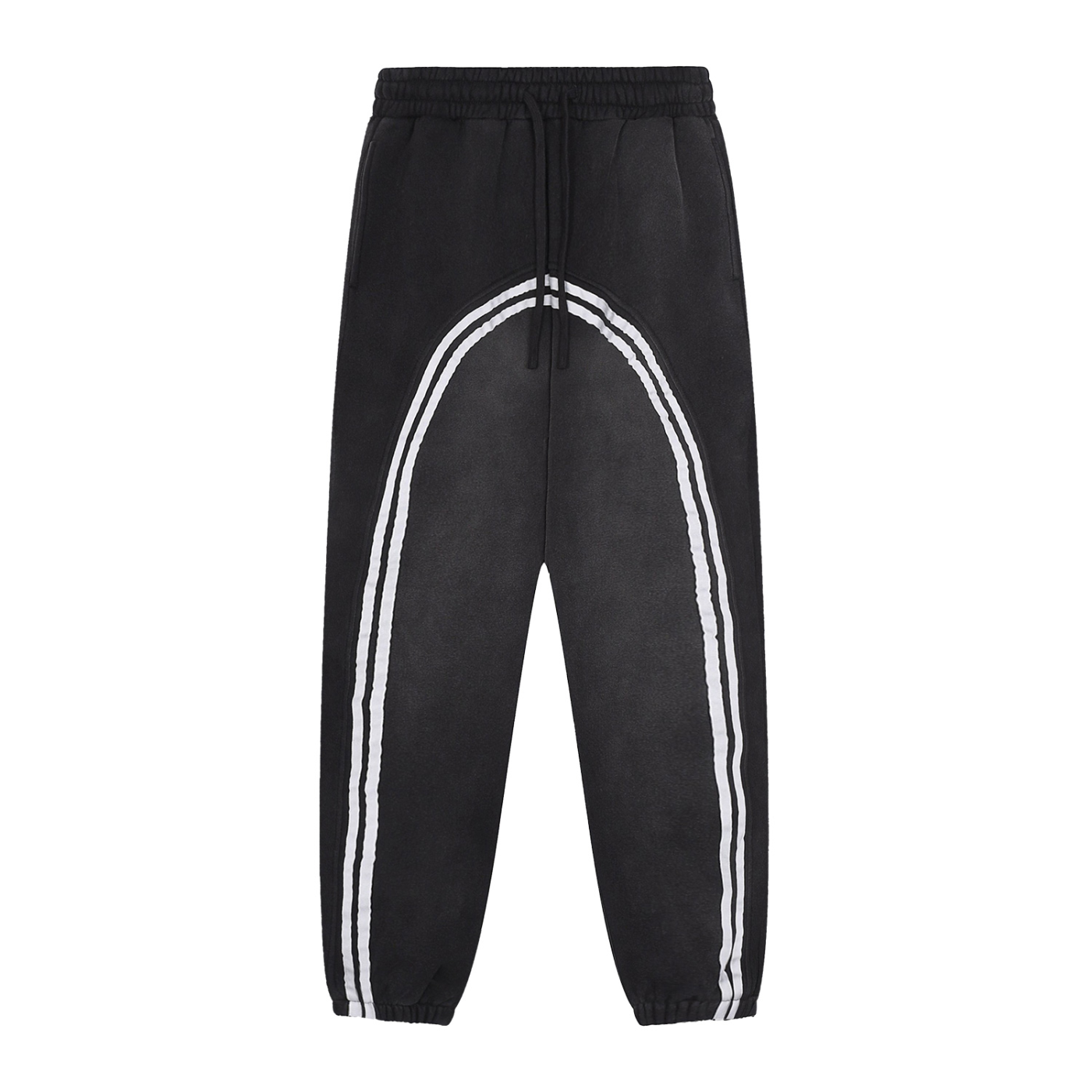Faded Striped Sweatpants